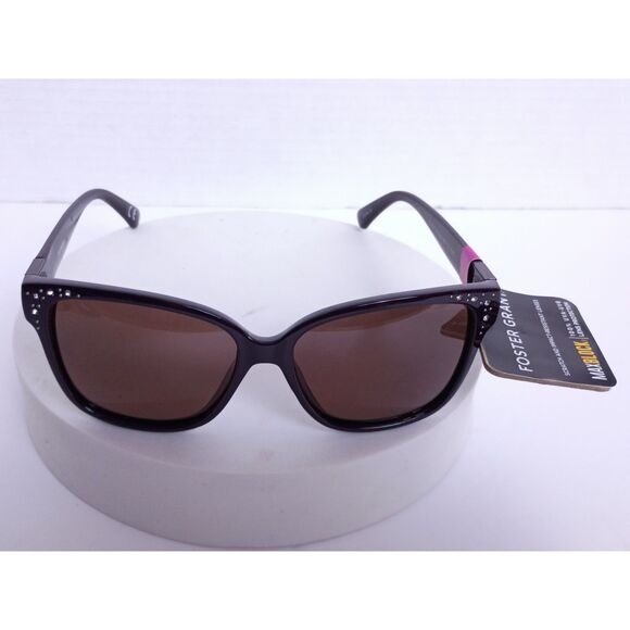 Foster Grant UN1018 Annalise Polarized with Rhinestone Accents Sunglasses - Picture 2 of 15